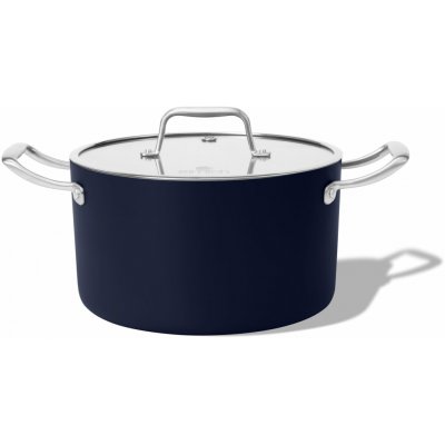 Elmich Nepřilnavý keramický hrnec Vital 20 cm 2,5 l tmavě modrá – Zboží Mobilmania