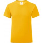 Fruit of the Loom dívčí tričko Iconic T 150 žlutá – Sleviste.cz