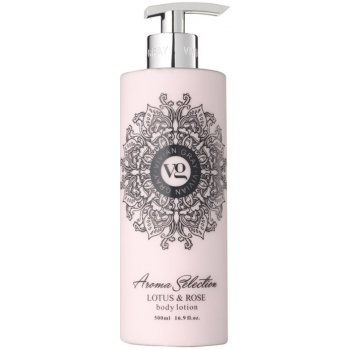 Vivian Gray Aroma Selection Lotus & Rose krémové tělové mléko s dávkovačem 500 ml