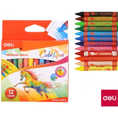 ColoRun Voskovky DELI 12 barev – Hledejceny.cz