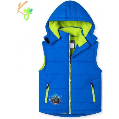Kugo chlapecká vesta s fleecem PB3887 Modrá – Zboží Dáma