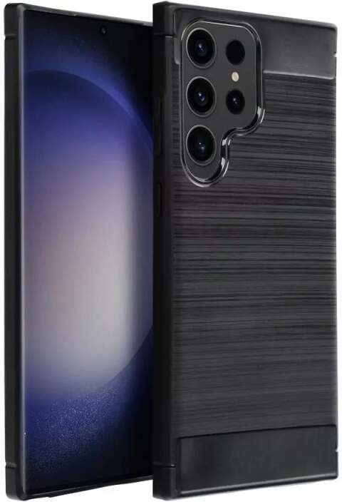 Pouzdro CARBON Samsung S918 Galaxy S23 Ultra černé