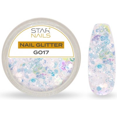 Starnails Nail Art zdobení glitter G017 – Hledejceny.cz