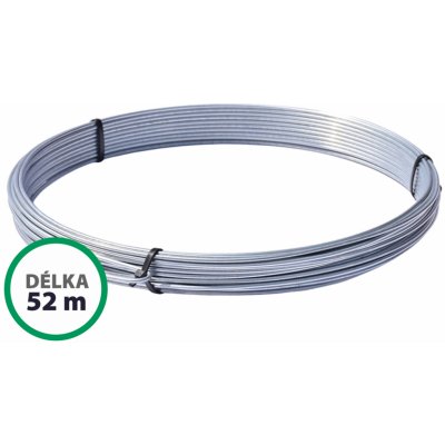 Napínací drát pozinkovaný (Zn) průměr 3,0 mm, délka 52 m – Hledejceny.cz