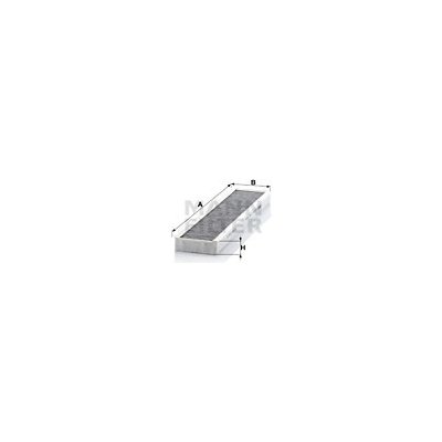 Filtr, vzduch v interiéru MANN-FILTER CUK 4624 – Hledejceny.cz