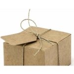Dárkové krabičky hranaté hnědé 6 x 5 cm - 10 ks – Zboží Živě
