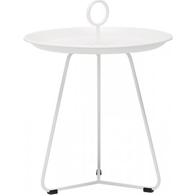 HOUE Eyelet 45 cm Bílý kovový odkládací stolek – Hledejceny.cz