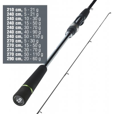Daiwa PROREX S SPIN 2,4 m 30-70 g 2 díly – Sleviste.cz