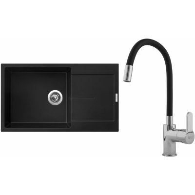 Sinks G14126 Set ULTIMA 860 XXL Pureblack + FLEXIA /černá – Sleviste.cz