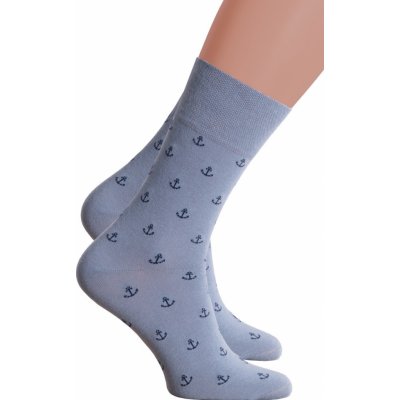 Steven pánské klasické ponožky 056/169 šedá – Zboží Mobilmania