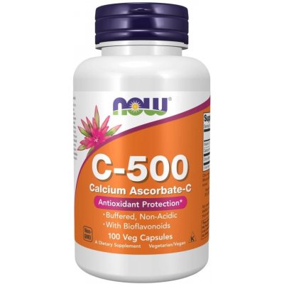 NOW Foods NOW Buffered Vitamin C-500 PH neutrální Vitamín C 100 kapslí