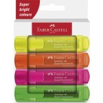 Faber Castell Textliner 46 Neon sada 4 ks 254644 – Hledejceny.cz