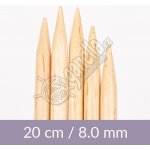 Ponožkové jehlice Drops 5x 08mm, bříza – Zboží Dáma