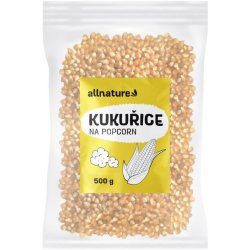 Allnature Kukuřice na popcorn 500 g