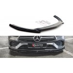 Maxton Design spoiler pod přední nárazník pro Mercedes CLA C118/AMG 35, černý lesklý plast ABS