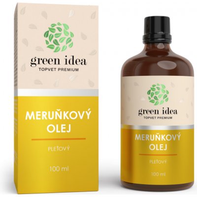 Green idea Meruňkový olej 100 % s vitaminem E 100 ml – Zboží Mobilmania