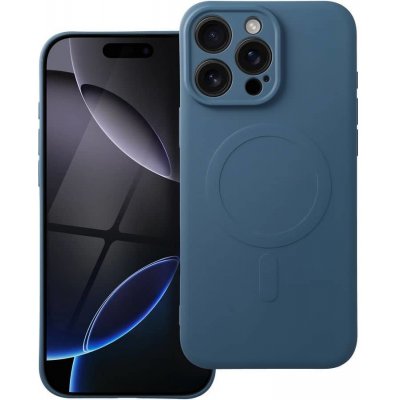 mobilComm.cz Silikonový kryt s MagSafe pro iPhone 16 Pro Max modrý – Zboží Mobilmania