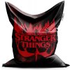 Sedací vak a pytel Sablio sedací vak Classic Stranger Things Red 200x140 cm