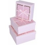 Dárková krabička Růžová elegance sada velká – Zboží Živě