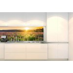 Dimex KI-180-145 Fototapeta do kuchyně - Západ slunce na louku rozměry 180 x 60 cm – Zboží Mobilmania