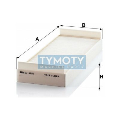 MANN CU 4795 kabinový (pylový) filtr – Hledejceny.cz