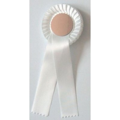 Kokarda jednořadá bílá – Zboží Dáma