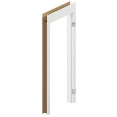 Doornite obložková zárubeň Masonite 70 cm fólie bílá pór