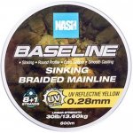 Nash Splétaná Šňůra Baseline Sinking Braid UV Yellow 600m 0,20mm 9,07kg – Zboží Dáma