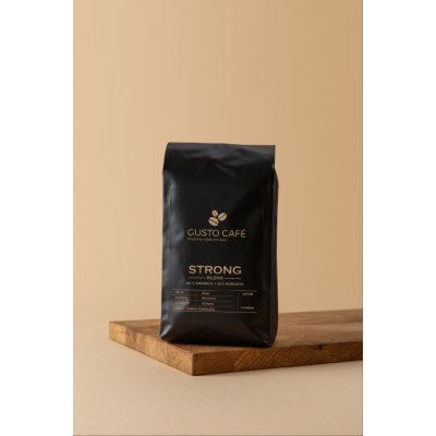 Rodinná pražírna Gusto Café STRONG Espresso směs zrnková 0,5 kg – Hledejceny.cz