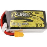 Tattu Akumulátor R-Line verze 3.0 120C 4S1P XT60 14,8V 1800 mAh – Hledejceny.cz