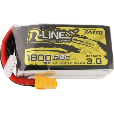 Tattu Akumulátor R-Line verze 3.0 120C 4S1P XT60 14,8V 1800 mAh