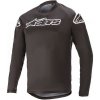 Cyklistický dres Alpinestar RACER V2 L/S BLACK/WHITE