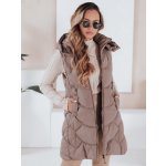 DStreet vesta TY5101 béžová – Zboží Dáma