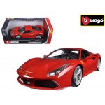 Bburago Ferrari 488 GTB červená 1:18 – Sleviste.cz