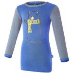 Dětské tričko Little Angel smyk obrázek DR Outlast® indigo medvěd pruh – Zboží Mobilmania