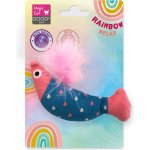 Magic Cat Rainbow Relax ryba s pírkem a šantou 10 cm – Zboží Dáma
