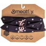 Meatfly šátek Cody Dots black černá – Zboží Mobilmania