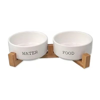 Set DOG FANTASY misky keramické se stojanem 2x 13 x 5,5 cm – Hledejceny.cz