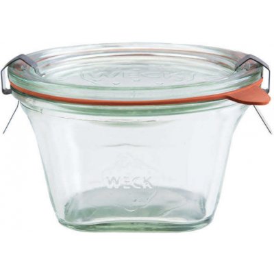Via Delicia Hranatá sklenice Weck Quadro 100 mm 290ml – Hledejceny.cz