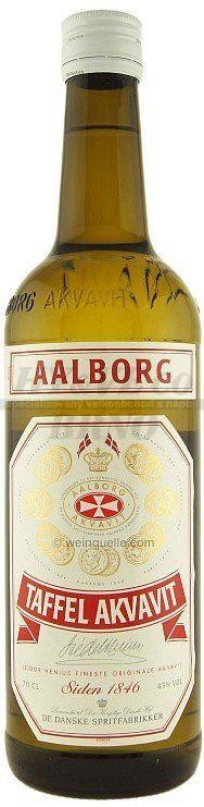 Aalborg Taffel Akvavit 45% 0,7 l (holá láhev)