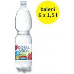 Dobrá voda neperlivá voda jahoda a malina 6 × 1,5 l – Zboží Dáma
