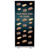 Roll up banner Jansen Display Set Roll-baneru Budget s vytištěným motivem, Chléb, francouzština, 870 x 2080 mm