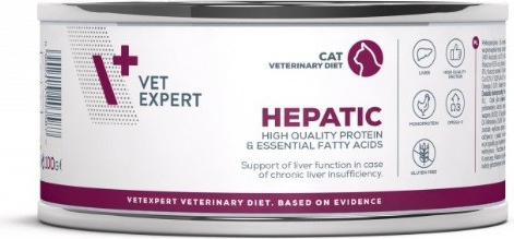 VetExpert VD 4T Hepatic Cat Vet Planet 100 g