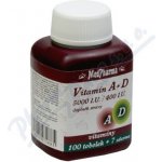MedPharma Vitamin A + D 5000 I.U./400 I.U. 107 tablet – Hledejceny.cz