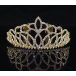 B-Top svatební korunka do vlasů QUEEN zlatavá – Hledejceny.cz