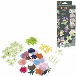 Smoby Květinové lupínky jako náhrady k ozdobnému květinářství Crea Deco Flowers Refill 98 doplňků pro výrobu 16 květin od 5 let – Zboží Dáma