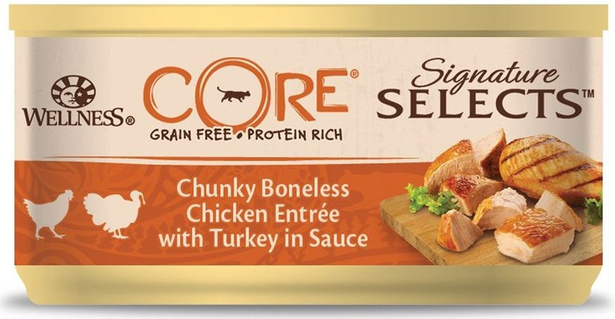 Wellness Core Signature Selects Chunky Chicken & Turkey 79 g