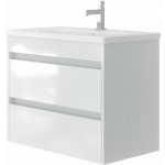 Kingsbath Luton II. 80 White koupelnová skříňka s umyvadlem – Zboží Mobilmania