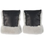 Binibamba Rukavice z ovčí kožešiny Merino Noir + Moon – Zboží Mobilmania