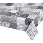 Bellatex Ubrus ADÉLA Patchwork šedý 120x140 cm – Hledejceny.cz